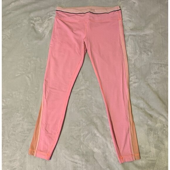 Lululemon Run Pace Tight 25" Bleached Coral Athletic Leggings Zip Pocket Size 8 - Picture 3 of 9